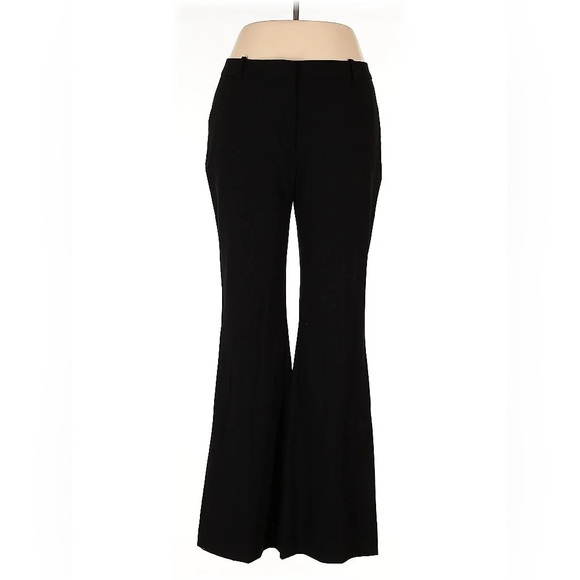Calvin Klein Chelsea Black Flare Pants Timeless Style Womens Size 0 - Picture 1 of 7